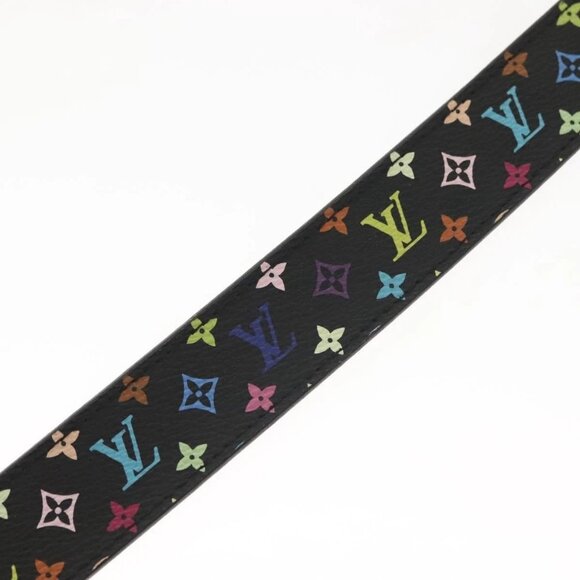 LOUIS VUITTON Multicolor Ceinture LV Cut Belt Black M6890 LV Auth 142353V - Picture 8 of 16